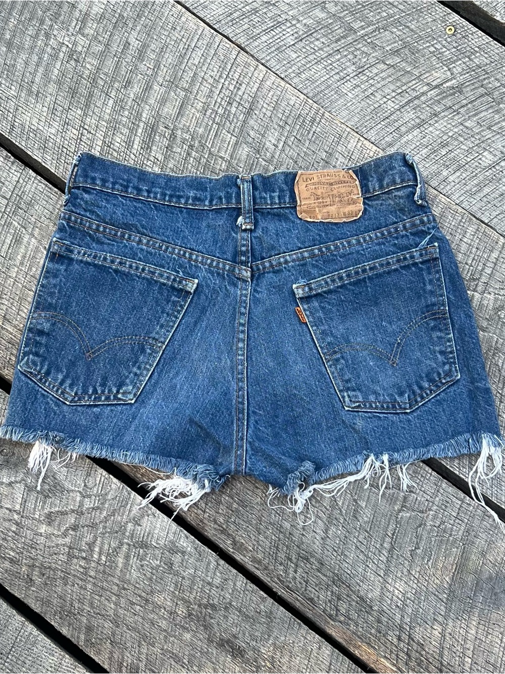 Levi’s 70s Orange Tab Denim Shorts